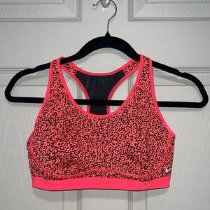 Women’s Leopard Nike Pro Fierce Sports Running Bra, Size Medium